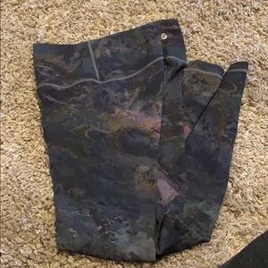 lululemon galaxy leggings full length 6 RARE